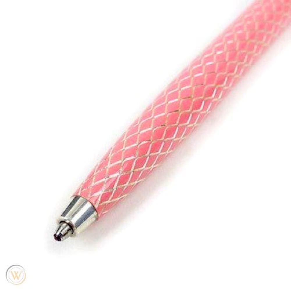 Tiffany & Co Sterling Silver Purse Pen, pink, mint condition